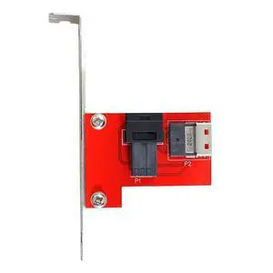 xiwai PCI-Express 4.0 Slimline SAS SFF-8654 to HD SFF-8643 PCBA Female Adapter with Bracket xiwai PCI-Express 4.0 Slimline SAS SFF-8654 to HD SFF-8643 PCBA Female Adapter with Bracket