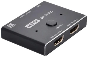 Xiwai 8K 60hz HDMI-Compatible 2.1 Switch Hub 2-IN-1-OUT Support HDCP SST Extended 4K 60hz Xiwai 8K 60hz HDMI-Compatible 2.1 Switch Hub 2-IN-1-OUT Support HDCP SST Extended 4K 60hz
