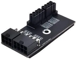 CY Dual ATX 8Pin Female to 6+8pin Male 180 Degree Angled Adapter for Graphics Card GPU CY Dual ATX 8Pin Female to 6+8pin Male 180 Degree Angled Adapter for Graphics Card GPU