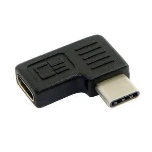 90 Degree Left Right Angled Reversible USB 3.1 Type-C Male to Female Extension Power Data Video Adapter for Laptop Phone 90 Degree Left Right Angled Reversible USB 3.1 Type-C Male to Female Extension Power Data Video Adapter for Laptop Phone