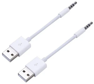 JSER 2pcs/lot USB Type A Male to Aux 3.5mm Male Cable Audio Plug Connector Headphone Cables Compatible with Shuffle 3rd, 4th, 5th, 6th and 7th Generation JSER 2pcs/lot USB Type A Male to Aux 3.5mm Male Cable Audio Plug Connector Headphone Cables Compatible with Shuffle 3rd, 4th, 5th, 6th and 7th Generation