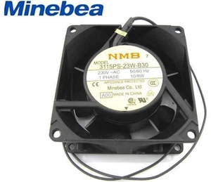 for Original 80x38mm NMB 3115PS-23W-B30 230V 1 Phase 2 Wires metal frame 8CM AC axial Fan for Original 80x38mm NMB 3115PS-23W-B30 230V 1 Phase 2 Wires metal frame 8CM AC axial Fan