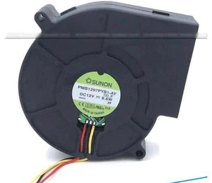 for SUNON 9733 PMB1297PYB1-AY Dual Balls beairng DC Fan with 12V 0.7A 3 Wires 3Pins Connector for SUNON 9733 PMB1297PYB1-AY Dual Balls beairng DC Fan with 12V 0.7A 3 Wires 3Pins Connector