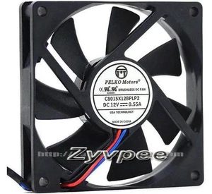 for Motors 80*15MM C8015X12BPLP2 DC12V 0.55A 3 wires 3 pins CPU ATX case fan for Motors 80*15MM C8015X12BPLP2 DC12V 0.55A 3 wires 3 pins CPU ATX case fan