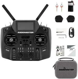 HTLNUZD Radiomaster GX12 3D Digital Multiple Configurations CNC HallGimbal Dual Band Antenna Gemini XROSSBAND ExpressLRS Radio Controller (GX12 ELRS Model 2) HTLNUZD Radiomaster GX12 3D Digital Multiple Configurations CNC HallGimbal Dual Band Antenna Gemini XROSSBAND ExpressLRS Radio Controller (GX12 ELRS Model 2)
