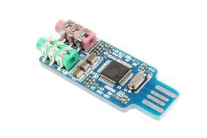 CM108 USB Sound Card Chip Drive-Free Computer External Sound Card Module CM108 USB Sound Card Chip Drive-Free Computer External Sound Card Module