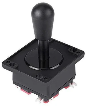 Walfront Joystick with Microswitch 4/8 Way Switchable Game Controller Joystick for ARCADE Machine Builds PC Fighting Games and DIY Projects Walfront Joystick with Microswitch 4/8 Way Switchable Game Controller Joystick for ARCADE Machine Builds PC Fighting Games and DIY Projects