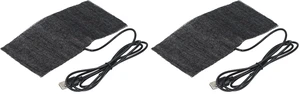 USB Heating Pad Heated Mat Electric Warming Mat Black USB Carbon Fiber Heating Mat 5V Pad Warm Blanket, Pouch 20 × 10 Cm (Pack of 2) USB Heating Pad Heated Mat Electric Warming Mat Black USB Carbon Fiber Heating Mat 5V Pad Warm Blanket, Pouch 20 × 10 Cm (Pack of 2)