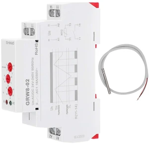 Digital Temperature Controller Thermostat, AC/DC 24V-240V DIN Rail Mount with Probe, Heating and Cooling Mode for HVAC Industrial Equipment and Home Automation Digital Temperature Controller Thermostat, AC/DC 24V-240V DIN Rail Mount with Probe, Heating and Cooling Mode for HVAC Industrial Equipment and Home Automation