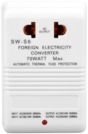 Voltage Converter 70W 110V/120V to 220V/240V Step Up Down Travel Adapter Transformer (CN Standard Plug) Voltage Converter 70W 110V/120V to 220V/240V Step Up Down Travel Adapter Transformer (CN Standard Plug)