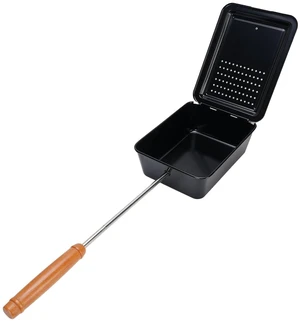 Campfire Popcorn Popper Old Fashioned Popcorn Maker with Wooden Handle Cast Iron Popper for Backyard RV Camping and Home Use Campfire Popcorn Popper Old Fashioned Popcorn Maker with Wooden Handle Cast Iron Popper for Backyard RV Camping and Home Use