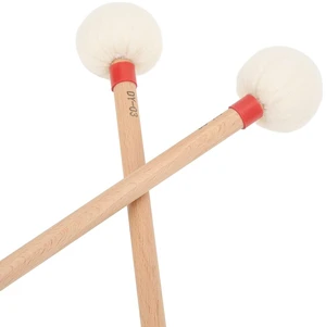 Professional Timpani Mallets 2-Pack Soft Felt Drum Sticks with Maple Handle for Bass Timpani Snare Drums 45mm Felt Head (Red) Professional Timpani Mallets 2-Pack Soft Felt Drum Sticks with Maple Handle for Bass Timpani Snare Drums 45mm Felt Head (Red)