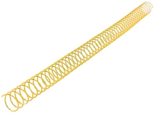 100Pcs Spiral Binding Coils 4:1 Pitch 48 Rings 115 Sheet Capacity 14.3mm Diameter Iron Wire Combs for A4/Letter Size Paper Gold Spines for Documents Reports Presentations 100Pcs Spiral Binding Coils 4:1 Pitch 48 Rings 115 Sheet Capacity 14.3mm Diameter Iron Wire Combs for A4/Letter Size Paper Gold Spines for Documents Reports Presentations