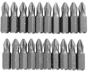 20Pcs 2 Screwdriver Bit Set Anti Slip Screw Tips Electric Screwdriver Bit S-2 Steel Cross Magnetic Drill Bits Hex Shank Drill Bits 2 x 25mm 20Pcs 2 Screwdriver Bit Set Anti Slip Screw Tips Electric Screwdriver Bit S-2 Steel Cross Magnetic Drill Bits Hex Shank Drill Bits 2 x 25mm