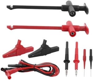 Multimeter Automotive Test Wire Kit Puncture Probes with Wire Piercing Probe Clip Banana Plug Probe 19A JT80011 Banana Plug Extension Test Cable Set Multimeter Automotive Test Wire Kit Puncture Probes with Wire Piercing Probe Clip Banana Plug Probe 19A JT80011 Banana Plug Extension Test Cable Set