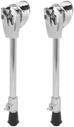2 PCS Pair Bass Drum Spurs Replacement, Bass Drum Legs with Fixed Bracket Anti-Rust Drum Feet Zinc Alloy 27.8cm x 7.6cm x 5.8cm/11.0in x 3.0in x 2.3in for Percussion Instrument 2 PCS Pair Bass Drum Spurs Replacement, Bass Drum Legs with Fixed Bracket Anti-Rust Drum Feet Zinc Alloy 27.8cm x 7.6cm x 5.8cm/11.0in x 3.0in x 2.3in for Percussion Instrument