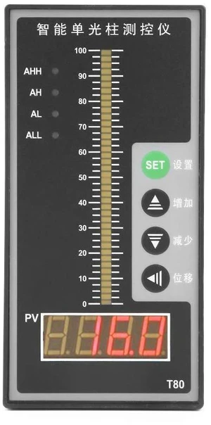 Level Meter Sensor Water Depth Level Display Meter Intelligent Pressure Controller Light Column Display 4-20MA Level Transmitter Liquid Level Meter Sensor Water Depth Level Display Meter Intelligent Pressure Controller Light Column Display 4-20MA Level Transmitter Liquid