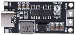 Walfront 2pcs Battery Charger Module 3S Type C to 12.6V Boost Lithium Battery Charger Board DC36V to 12.6V Step Up Boost Module (2A) Walfront 2pcs Battery Charger Module 3S Type C to 12.6V Boost Lithium Battery Charger Board DC36V to 12.6V Step Up Boost Module (2A)