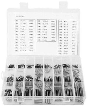 280Pcs Stainless Steel Roll Pin Assortment Kit Metric Slotted Spring Pins M1.5 to M8 Split Tension Pins for Automotive Machinery Industrial Repair 280Pcs Stainless Steel Roll Pin Assortment Kit Metric Slotted Spring Pins M1.5 to M8 Split Tension Pins for Automotive Machinery Industrial Repair