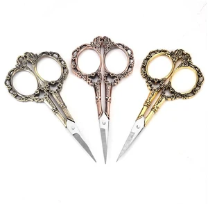 Antique Vintage Scissor Cutting Embroidery Flower Pattern Scissors Sewing Tool Tailor Scissors Household DIY Sewing Accessories (#1) Antique Vintage Scissor Cutting Embroidery Flower Pattern Scissors Sewing Tool Tailor Scissors Household DIY Sewing Accessories (#1)