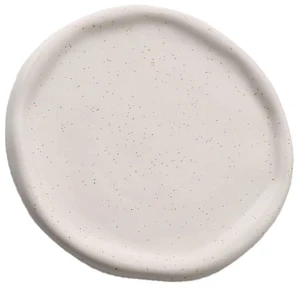 Walfront Ceramic Jewelry Plate Glossy Jewelry Storage Plate Simple (White Walfront Ceramic Jewelry Plate Glossy Jewelry Storage Plate Simple (White