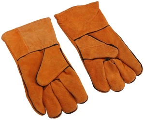 Walfront Garden Safety Gloves, Cowhide Stab Work Gloves Mid Length 12.6 X Walfront Garden Safety Gloves, Cowhide Stab Work Gloves Mid Length 12.6 X