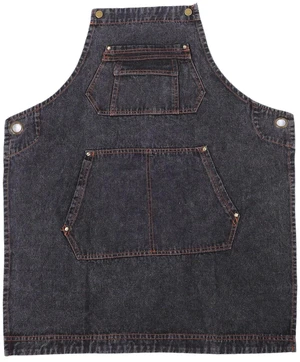 Walfront Crossback Denim Apron with 2 Pockets and Reinforced Grommets, Adjustable X Strap Design for Men Women Chef Hair Stylist Potters Walfront Crossback Denim Apron with 2 Pockets and Reinforced Grommets, Adjustable X Strap Design for Men Women Chef Hair Stylist Potters