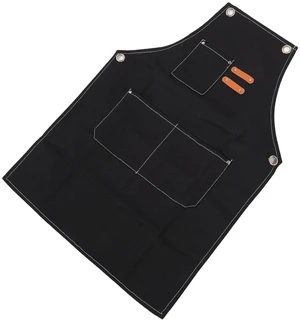 Walfront Canvas Cross Back Work Apron with Multiple Pockets and Brass Eyelets for Men Women Workshop Tool, Welding Woodworking Cooking Gardening Walfront Canvas Cross Back Work Apron with Multiple Pockets and Brass Eyelets for Men Women Workshop Tool, Welding Woodworking Cooking Gardening