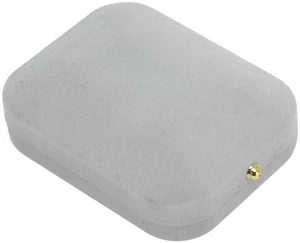 Walfront Jewelry Gift Box Flannel Lined Ring Case Light Gray Compact Storage Box with Soft Cushioning Snug Fit Lightweight Design for Travel Proposal Wedding Birthday Women Men (Pendant) Walfront Jewelry Gift Box Flannel Lined Ring Case Light Gray Compact Storage Box with Soft Cushioning Snug Fit Lightweight Design for Travel Proposal Wedding Birthday Women Men (Pendant)