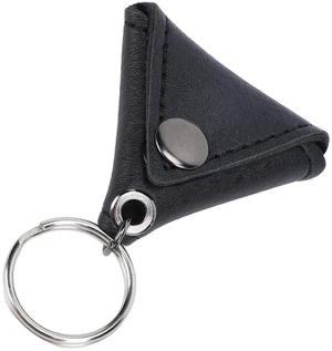 Walfront Leather Keychain Pouch Guitar Pick Holder Keychain Purse with Premium Button Closure for Travel Storage (Black) Walfront Leather Keychain Pouch Guitar Pick Holder Keychain Purse with Premium Button Closure for Travel Storage (Black)