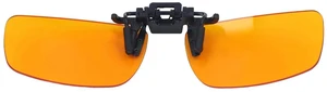 Walfront Clip On Glasses Blue Light Blocking Anti Eye Strain Orange Glasses 180 Degree Vertical Flip for Comfort Relaxation Walfront Clip On Glasses Blue Light Blocking Anti Eye Strain Orange Glasses 180 Degree Vertical Flip for Comfort Relaxation