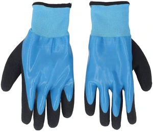 Walfront 1 Pair Cold Resistants Work Gloves Freezer Gloves Latex Non Slip Winter with Reinforced Finger and Elastic Wrist Tear Resistants for Outdoor Working in Cold Weather Walfront 1 Pair Cold Resistants Work Gloves Freezer Gloves Latex Non Slip Winter with Reinforced Finger and Elastic Wrist Tear Resistants for Outdoor Working in Cold Weather