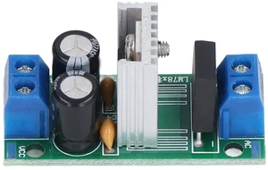 WALFRONT Power Converters DC AC 3 Terminal Variable Power Supply with 3A Rectifier Bridge 12V LM7812 WALFRONT Power Converters DC AC 3 Terminal Variable Power Supply with 3A Rectifier Bridge 12V LM7812