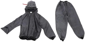 WALFRONT Protective Sandblasting Suit, Rubber Cloth, Full Body Water Proof Overalls with Arc Shaped Design for Construction and Outdoor Work WALFRONT Protective Sandblasting Suit, Rubber Cloth, Full Body Water Proof Overalls with Arc Shaped Design for Construction and Outdoor Work