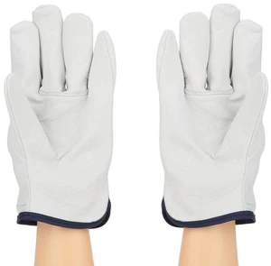 Walfront Sheepskin Glove, Welding Driver Protection, Glove for Men with Anti skid Heat Insulation Seamless Index Finger for Welding Cutting Metal Stamping Walfront Sheepskin Glove, Welding Driver Protection, Glove for Men with Anti skid Heat Insulation Seamless Index Finger for Welding Cutting Metal Stamping