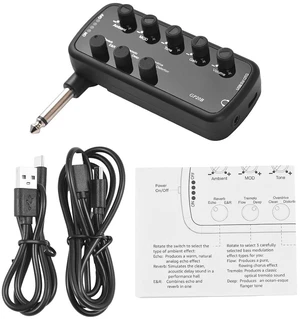 Headphone Bass Amplifier Portable Headphone Amp Mini Plug Guitar Amplifier Electric Guitar Bass Amp (Bass) Headphone Bass Amplifier Portable Headphone Amp Mini Plug Guitar Amplifier Electric Guitar Bass Amp (Bass)
