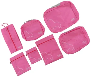 Walfront 7Piece Packing Cubes Set, Luggage Packing Bags, Travel Cubes, Polyester, Rose Red, Closure, 4.26L Capacity, Organizes Clothes, Shoes, Toiletries Walfront 7Piece Packing Cubes Set, Luggage Packing Bags, Travel Cubes, Polyester, Rose Red, Closure, 4.26L Capacity, Organizes Clothes, Shoes, Toiletries
