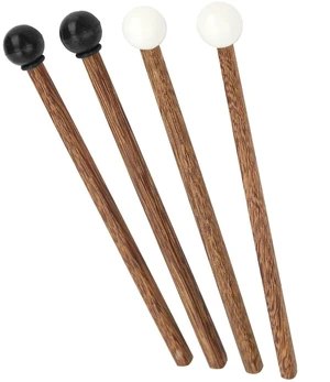 4Pcs Steel Tongue Drum Mallets Glockenspiel Sticks Drum Stick Mallet Rubber Head 16.5cm / 6.5in Children's Rubber Drumsticks Percussion Sticks Percussion Instrument Parts 4Pcs Steel Tongue Drum Mallets Glockenspiel Sticks Drum Stick Mallet Rubber Head 16.5cm / 6.5in Children's Rubber Drumsticks Percussion Sticks Percussion Instrument Parts