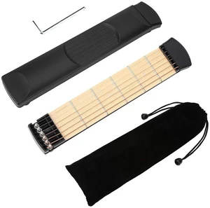 6 Fret Pocket Guitar Trainer Left Hand Neck Portable Guitar Chord Tool for Beginners Guitarist Training 6 Fret Pocket Guitar Trainer Left Hand Neck Portable Guitar Chord Tool for Beginners Guitarist Training