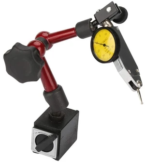 Dial Test Indicator Gauge Resolution 0.01mm with Flexible Strong Magnetic Base Stand 0-0.8mm Range for CNC Setup Machine Tool Alignment Surface Runout Measurement Dial Test Indicator Gauge Resolution 0.01mm with Flexible Strong Magnetic Base Stand 0-0.8mm Range for CNC Setup Machine Tool Alignment Surface Runout Measurement