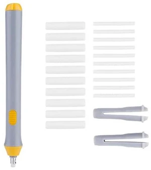 Electric Eraser for Artists - Battery Powered Automatic Pencil Eraser with 22 Refills Drawing & Sketching Tool for Drawing Diameter 2.3mm/0.01inch 5mm/0.2inch (Gray) Electric Eraser for Artists - Battery Powered Automatic Pencil Eraser with 22 Refills Drawing & Sketching Tool for Drawing Diameter 2.3mm/0.01inch 5mm/0.2inch (Gray)