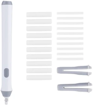 Electric Eraser Kit Automatic Pencil Eraser Battery Operated with 20 Eraser Refills Detailer Tool for Artists Sketching Pencils/Drafting Pencil/Graphite(White) Electric Eraser Kit Automatic Pencil Eraser Battery Operated with 20 Eraser Refills Detailer Tool for Artists Sketching Pencils/Drafting Pencil/Graphite(White)