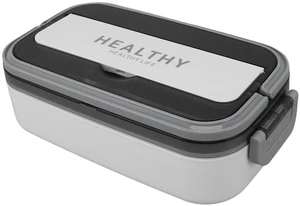 Walfront Lunch Box Stainless Steel 700ml Leakproof Lunch Container with Chopsticks and Spoon Style for Office Workers Travel White Walfront Lunch Box Stainless Steel 700ml Leakproof Lunch Container with Chopsticks and Spoon Style for Office Workers Travel White