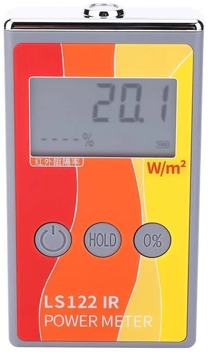IR Power Meter Infrared Radiation Test Meter LS122 Handheld for Infrared Light Source Luminance IR Rejection Detection 1000-1700nm 0-40000W/m² IR Power Meter Infrared Radiation Test Meter LS122 Handheld for Infrared Light Source Luminance IR Rejection Detection 1000-1700nm 0-40000W/m²
