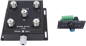4 Way Coaxial Antenna Remote Switch SO-239 Connector Remote Control 500W PEP 1.8-60MHz HF Coax Antenna Switch (1*AT14 + *Controller kit) 4 Way Coaxial Antenna Remote Switch SO-239 Connector Remote Control 500W PEP 1.8-60MHz HF Coax Antenna Switch (1*AT14 + *Controller kit)