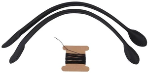 Walfront Leather Purse Handles Genuine Leather Bag Straps With Ear Shape End Bag Handles Replacement Purse Wallet Straps For DIY Hand Accessories With Thread Black Brown Beige Optional(Black) Walfront Leather Purse Handles Genuine Leather Bag Straps With Ear Shape End Bag Handles Replacement Purse Wallet Straps For DIY Hand Accessories With Thread Black Brown Beige Optional(Black)