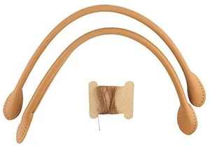 Leather Purse Handles Genuine Leather Bag Straps with Ear Shape End Bag Handles Replacement Purse Wallet Straps for DIY Hand Accessories with Thread 40 x 1.3cm / 15.7 x 0.5inch (Brownish Yellow) Leather Purse Handles Genuine Leather Bag Straps with Ear Shape End Bag Handles Replacement Purse Wallet Straps for DIY Hand Accessories with Thread 40 x 1.3cm / 15.7 x 0.5inch (Brownish Yellow)
