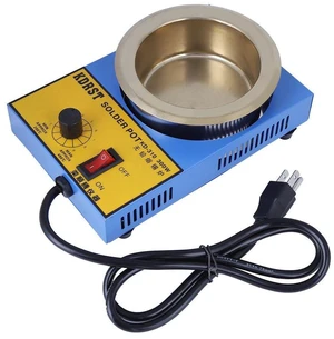 Solder Pot 300W 100mm Soldering Melting Pot Capacity 2300g Soldering Desoldering Bath Plate 200450 for Welding and Soldering Bath(110 V US plug) Solder Pot 300W 100mm Soldering Melting Pot Capacity 2300g Soldering Desoldering Bath Plate 200450 for Welding and Soldering Bath(110 V US plug)