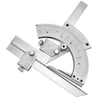 Walfront Universal Carbon Steel Vernier Bevel Protractor 0-320° Exactness Angle Measuring Ruler Tools for Woodworking/Carpenter/Construction Carbon Steel DIY Accuracy 0.02 Walfront Universal Carbon Steel Vernier Bevel Protractor 0-320° Exactness Angle Measuring Ruler Tools for Woodworking/Carpenter/Construction Carbon Steel DIY Accuracy 0.02
