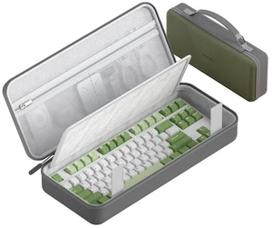 Hagibis Keyboard Bag Hard Shell Portable Travel Carrying Case, 68/87 Keys EVA 900D Oxford Cloth Storage Case Electronic Organizer Shockproof Waterproof (Green, 87 Key) Hagibis Keyboard Bag Hard Shell Portable Travel Carrying Case, 68/87 Keys EVA 900D Oxford Cloth Storage Case Electronic Organizer Shockproof Waterproof (Green, 87 Key)